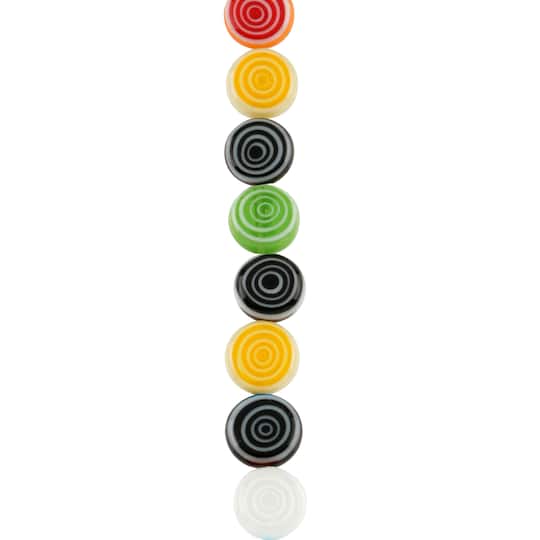 Mix Lampwork Glass Coin Beads by Bead Landing™